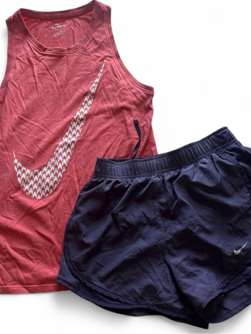 Nike Tank & purple  Running Shorts Set